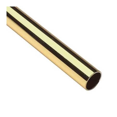 Lavi Industries Lavi Industries, Tube, 2" x .050" x 4', Polished Brass 00-A120W/4